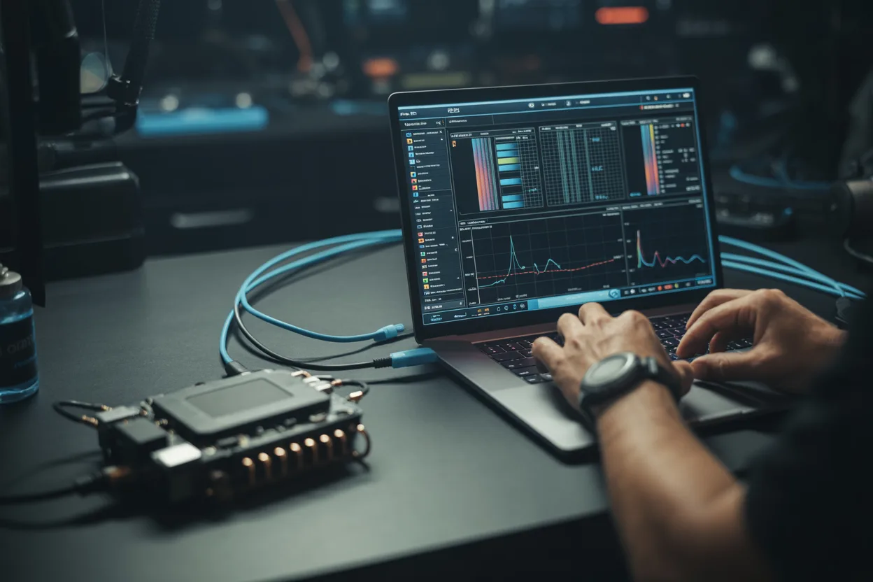 ECU tuning file service: calibration software and bench flash setup